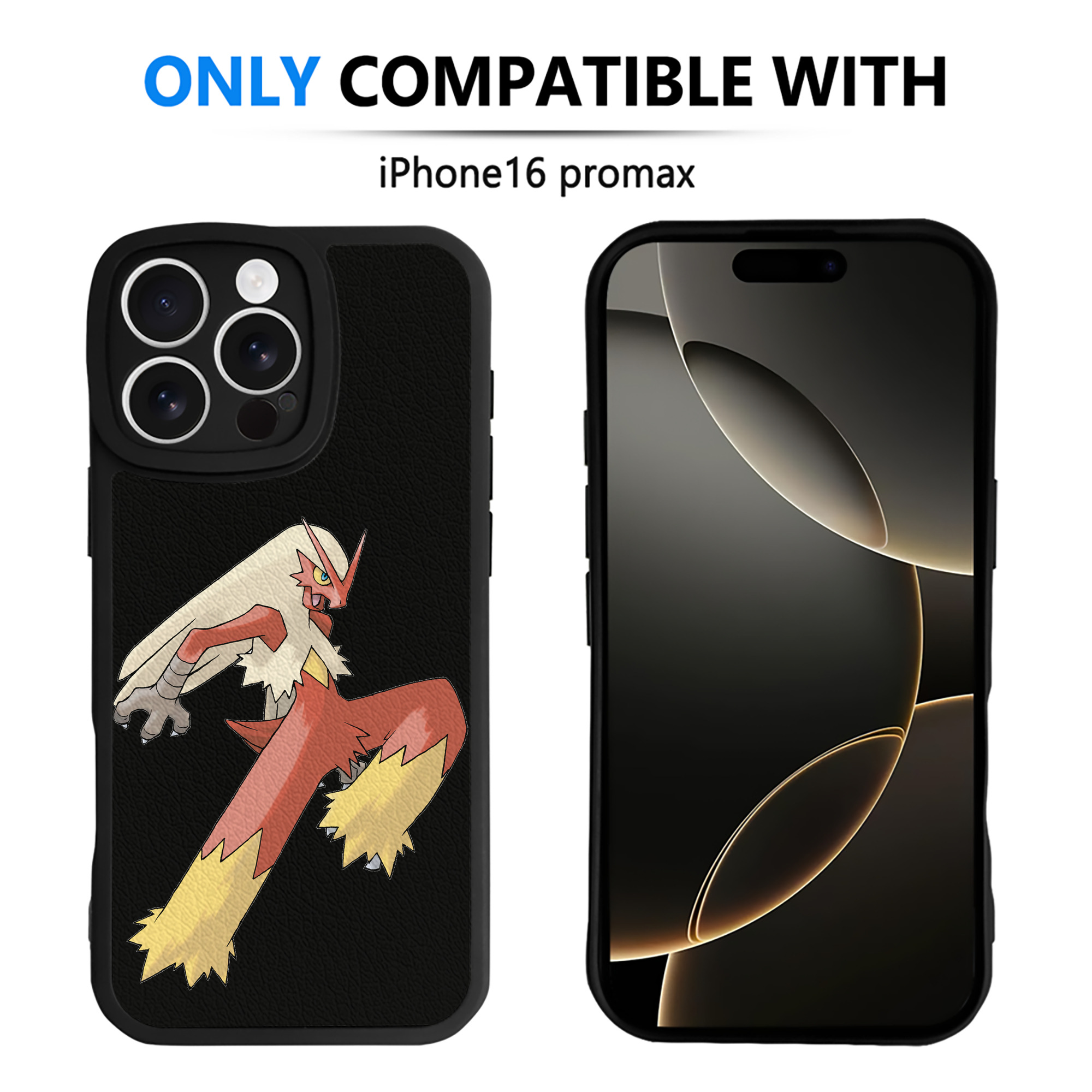 （画像用） ポケットモンスター Pokémon 【iPhone 16シリーズ対応】シリコンスマホケース（レザー調） 材質：シリコン